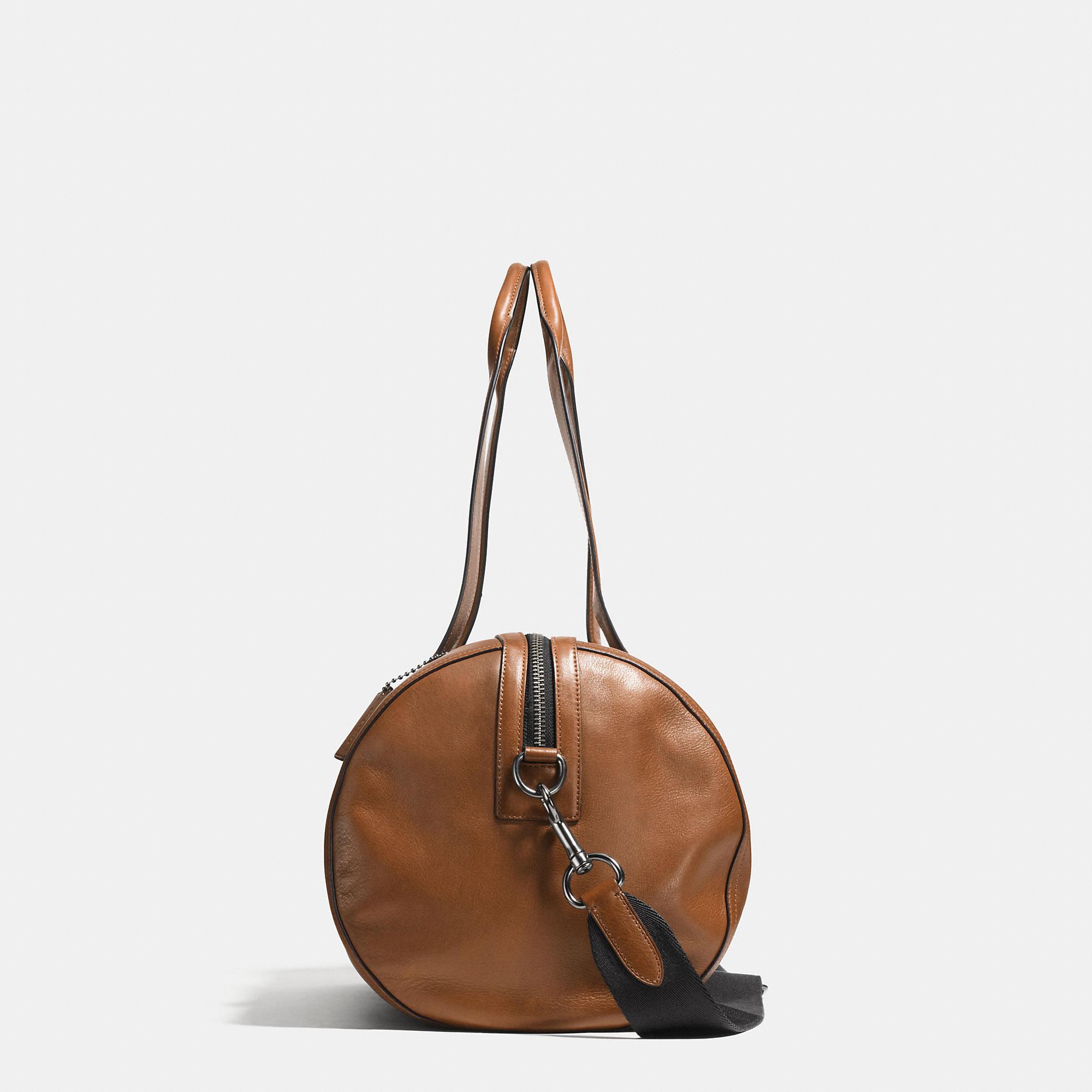 COACH Metropolitan Soft Gym Bag In Sport Calf Leather With Varsity